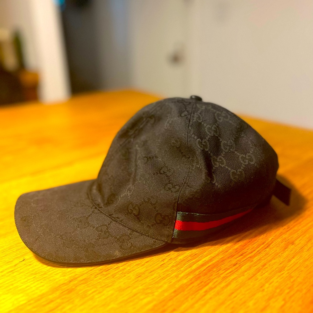 Authentic Gucci Canvas GG baseball cap, XXL